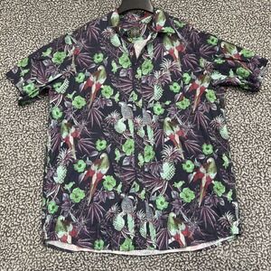 Greg Lutzka Shirt Men Extra‎ Large Hawaiian Grassroots Button Up Short Sleeve XL